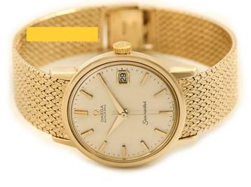Gezocht Omega Constellation Seamaster 14k/18k Goud Horloge beschikbaar voor biedingen