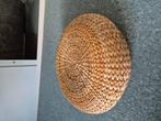 Rotan poef, Huis en Inrichting, Banken | Voetenbanken en Poefen, Ophalen, Minder dan 50 cm, Gebruikt, Rond