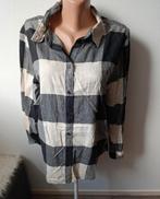 Geruite blouse, Kleding | Dames, Maat 38/40 (M), H&M, Zwart, Ophalen of Verzenden