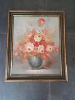 SCHILDERIJ MET BLOEMEN, Antiek en Kunst, Kunst | Schilderijen | Klassiek, Ophalen