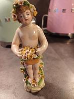 Prachtig antiek beeldje Putti gemerkt, Verzenden