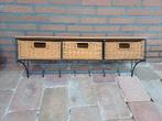 Leuke kapstok met opbergmandjes, Huis en Inrichting, Tafels | Sidetables, Ophalen, Gebruikt, 100 tot 150 cm, Landelijk