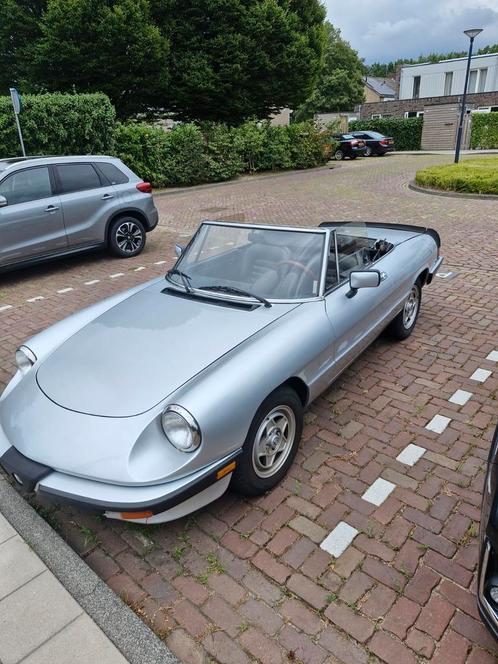 Alfa Romeo Spider 2.0 USA 1984 Grijs, Auto's, Alfa Romeo, Particulier, Spider, Benzine, Cabriolet, Handgeschakeld, Geïmporteerd
