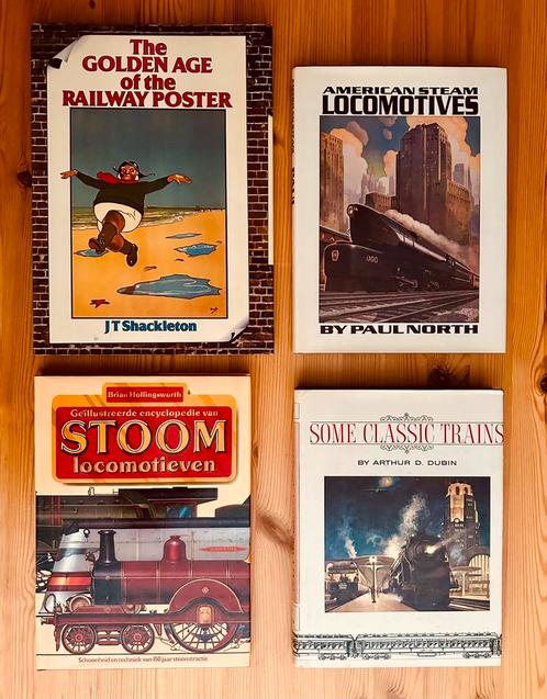 Vier Prachtige Naslagwerken over Treinen, Boeken, Vervoer en Transport, Zo goed als nieuw, Trein, Ophalen of Verzenden