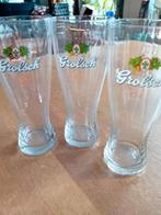 3 Grolsch bierglazen van o.25l., Verzamelen, Biermerken, Ophalen of Verzenden, Zo goed als nieuw, Glas of Glazen, Overige merken