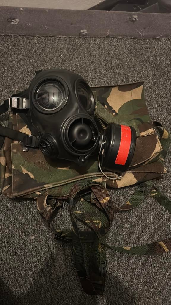 Defensie gasmasker met tas, Ophalen, Landmacht, Nederland, Overige typen