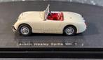 Austin Healey Sprite MK1 wit 1:43 Ebbro 019, Hobby en Vrije tijd, Modelauto's | 1:43, Verzenden, Nieuw, Auto, Overige merken