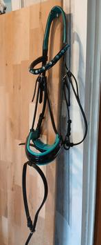 Hoofdstel full met blingbling, Dieren en Toebehoren, Paarden en Pony's | Hoofdstellen en Tuigage, Ophalen, Zo goed als nieuw, Dressuur