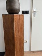 Houten pilaar / sokkel - 1 meter hoog, Huis en Inrichting, Woonaccessoires | Zuilen en Pilaren, Ophalen, Gebruikt