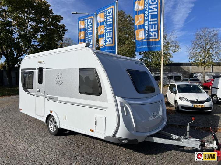 Knaus Sudwind 450 FU mover, luifel, Caravans en Kamperen, Caravans, Bedrijf, tot en met 4, 1000 - 1250 kg, Rondzit, Knaus, Frans bed