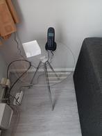 Set van 2 glazen bijzettafeltjes – stijlvol & luchtig design, Huis en Inrichting, Tafels | Bijzettafels, Minder dan 55 cm, Gebruikt