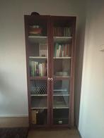 BILLY boekenkast met glazen deuren (opgepimpt), Huis en Inrichting, Kasten | Boekenkasten, Ophalen, Gebruikt, 200 cm of meer, 50 tot 100 cm