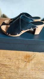 Sanita zwarte leren klomp sandaal mt 37 in goede staat, Kleding | Dames, Schoenen, Sandalen of Muiltjes, Ophalen of Verzenden