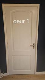 Te koop diverse houten stompen binnendeuren, Ophalen, Gebruikt, Binnendeur, 200 tot 215 cm