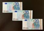 3x €20,- Nederland (P) - 3 verschillende handtekeningen, Ophalen of Verzenden, Euro's, Setje