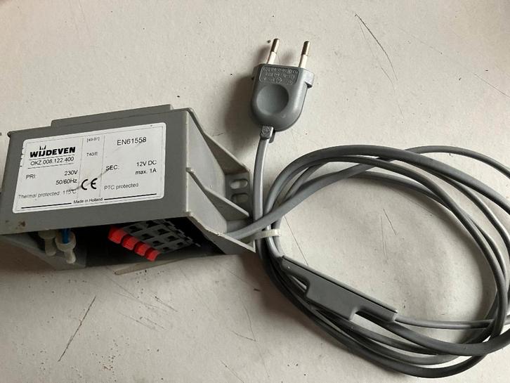 Transformator 220 ==> 12 volt DC =, Hobby en Vrije tijd, Elektronica-componenten, Gebruikt, Ophalen