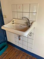 Klassieke wastafel, Doe-het-zelf en Verbouw, Sanitair, Ophalen, Gebruikt, Steen, Wastafel