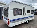 Hobby 450UF deluxe,Vast bed,Rondzit,Toilet 2008 nu €8995,-, Caravans en Kamperen, Vast bed, Rondzit, Hobby, Bedrijf