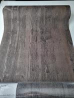 Eijffinger Vinyl Behang - Donkerbruin Eiken Look, Huis en Inrichting, Stoffering | Behang, Ophalen of Verzenden, 75 m² of meer
