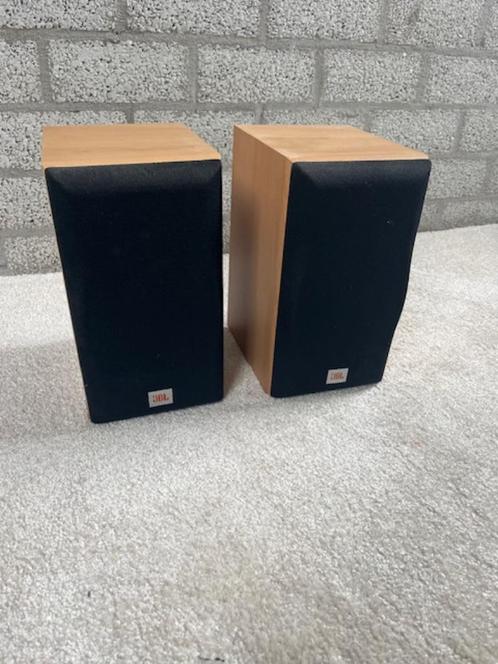 JBL luidsprekerset E20 licht hout, Audio, Tv en Foto, Luidsprekers, Zo goed als nieuw, Front, Rear of Stereo speakers, 120 watt of meer