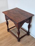 Antiek Engels houten tafeltje bijzettafel sidetable tafel, Ophalen