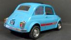 Fiat 500 blue 1:24 Kinsmart Pol, Zo goed als nieuw, Verzenden