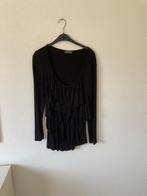 Zwarte Top met Lange Mouwen 42 ‘Mogie’, Mogie, Zwart, Maat 42/44 (L), Ophalen of Verzenden