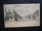 ROTTERDAM Bruggen over de Maas Tegen het licht houden 1904, Verzamelen, Ophalen of Verzenden, Voor 1920, Zuid-Holland