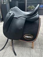 Fryso zadel 18 inch, Dieren en Toebehoren, Paarden en Pony's | Zadels, Ophalen, Zo goed als nieuw, Dressuur