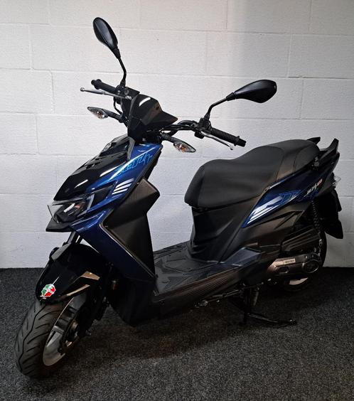 Blauwe Sym Jet 4 RX bromscooter, Fietsen en Brommers, Scooters | SYM, Gebruikt, Overige modellen, Benzine, Ophalen