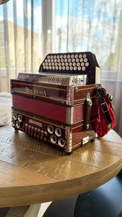 Steirische Harmonika GCFBb, Muziek en Instrumenten, Accordeons, Zo goed als nieuw, Overige formaten, Overige merken, Met koffer