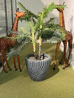 Twee xxl vintage leren giraf sculpturen, Ophalen, Zo goed als nieuw