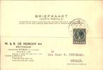 Rotterdam - De Monchy - 1936, Ophalen of Verzenden, 1920 tot 1940, Gelopen, Zuid-Holland