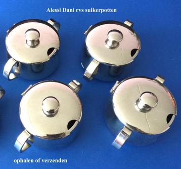 4x ALESSI Dani Suikerpot € 15 p/s  OF 2 voor € 25 Vintage beschikbaar voor biedingen