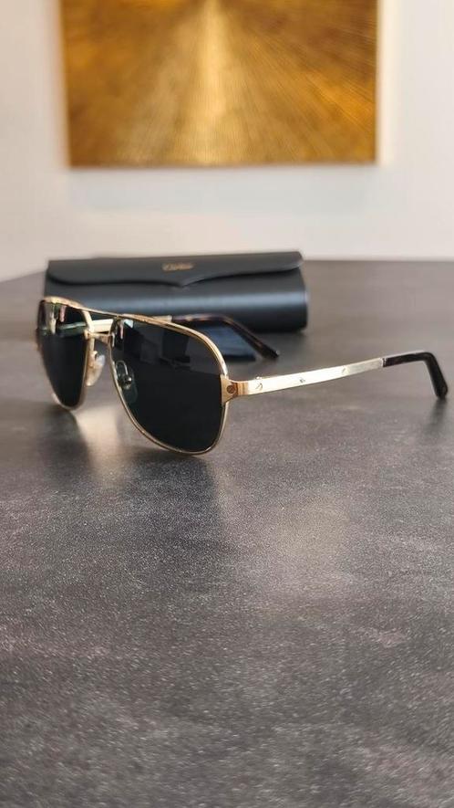 Cartier Santos - Dumont zonnebril authentiek, Sieraden, Tassen en Uiterlijk, Zonnebrillen en Brillen | Heren, Zo goed als nieuw