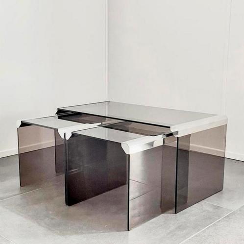 Salontafel nesting Gallotti Radice mod T35R vintage design, Verzamelen, Retro, Huis en Inrichting, Ophalen
