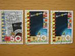 Europa – Het menselijk vernuft 3x NVPH 1285 en 1286, Ophalen of Verzenden, Na 1940, Gestempeld