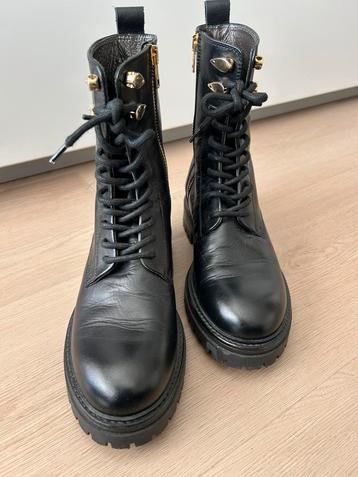 Label Dot leren  boots maat 37 beschikbaar voor biedingen