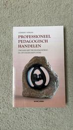 Gerbert Sipman - Professioneel pedagogisch handelen, Sociale wetenschap, Ophalen of Verzenden, Gerbert Sipman, Zo goed als nieuw