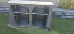 Antraciete 2 deurs campingkast quick systeem, Caravans en Kamperen, Kampeermeubelen, Ophalen, Zo goed als nieuw, Campingkast