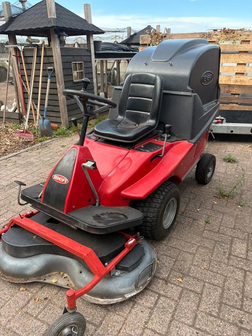 Ibea Vision Zitmaaier frontmaaier met opvangbak opknapper, Tuin en Terras, Zitmaaiers, Gebruikt, 90 tot 120 cm, Elektrische starter