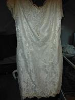 Vintage trouwjurk kort, Kleding | Dames, Trouwkleding en Trouwaccessoires, Ophalen, Zo goed als nieuw, Wit, Trouwjurk