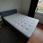 Sabovik Bed Ikea met Tustna Topper 140x200, Ophalen, Wit, Tweepersoons, 140 cm