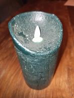 Stompkaars op batterijen groen anna's collection, Overige materialen, Ophalen of Verzenden, Zo goed als nieuw, Kaars
