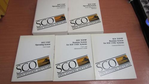 SCO UNIX User`s and Administrator`s Guides and References, Computers en Software, Vintage Computers, Ophalen of Verzenden