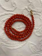 Antieke ketting met bloedkoralen, Ophalen of Verzenden, Overige materialen, Ketting