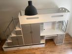 Hoogslaper met bed, bureau, kasten en logeerbed, Kinderen en Baby's, Kinderkamer | Stapelbedden en Hoogslapers, Ophalen, Zo goed als nieuw