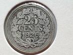 25 cent 1926 zilver nr.7 (08), Postzegels en Munten, Munten | Nederland, Ophalen of Verzenden, Koningin Wilhelmina, 25 cent, Zilver