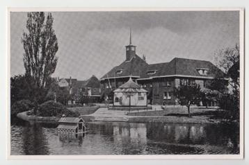 075 Delfzijl 1953 Raadhuis met volière 1953 B87 beschikbaar voor biedingen
