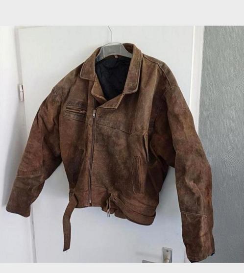 Echt leer goede jas voor heren maat xl, Kleding | Heren, Jassen | Winter, Zo goed als nieuw, Maat 56/58 (XL), Ophalen of Verzenden